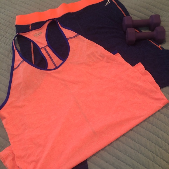 BCG racer back tank and pant set - Picture 1 of 3